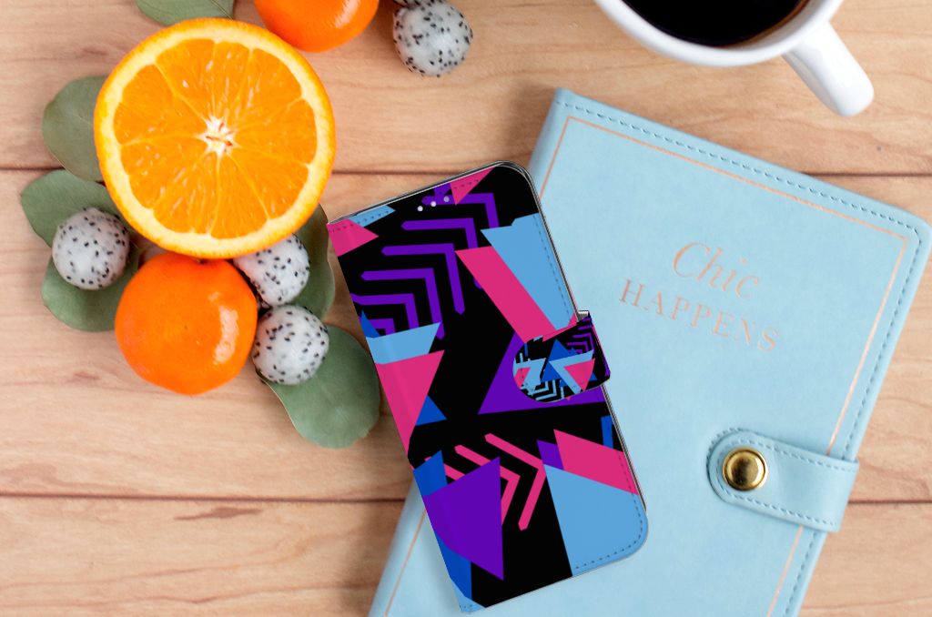 OPPO Find X3 Lite Book Case Funky Triangle