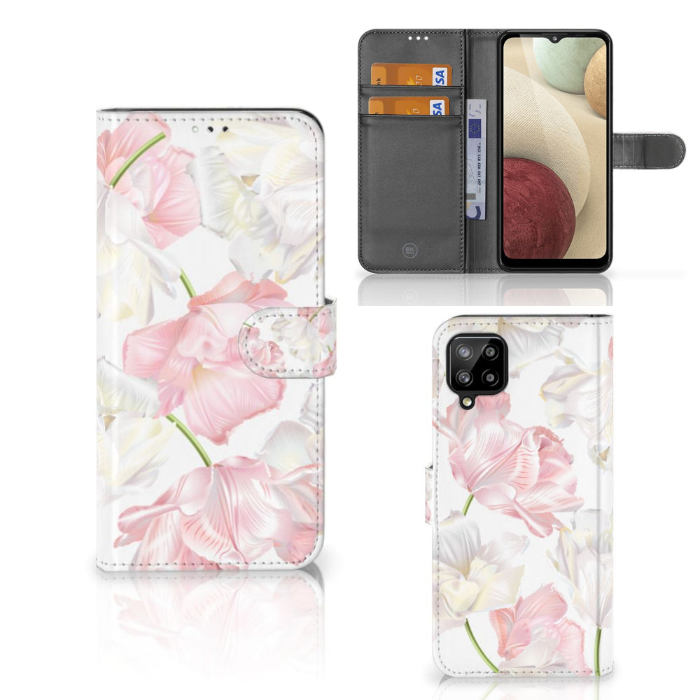 Samsung Galaxy A12 Hoesje Lovely Flowers