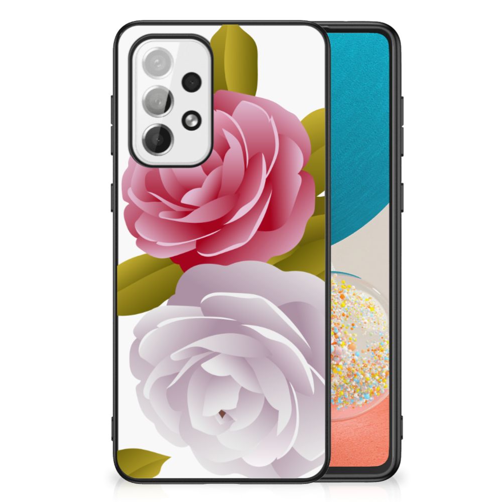 Samsung Galaxy A73 Bloemen Hoesje Roses B2C Telecom
