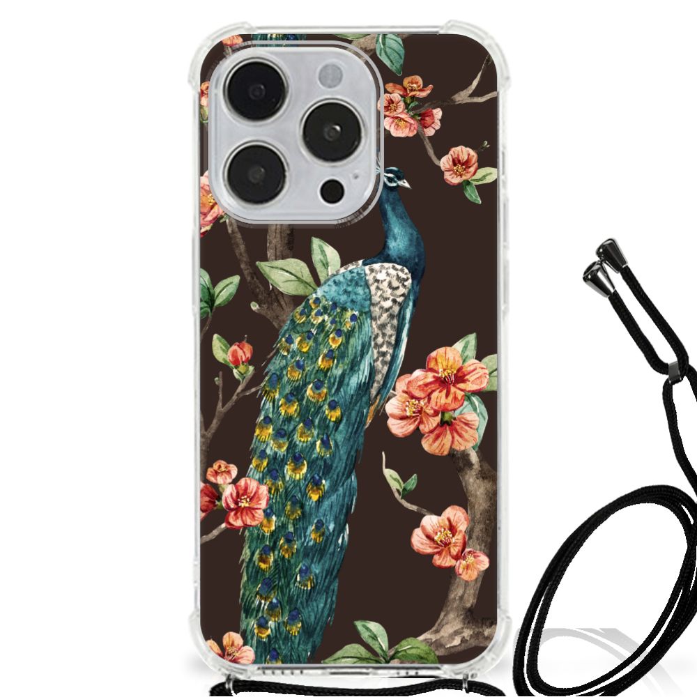 iPhone 14 Pro Case Anti-shock Pauw met Bloemen B2C Telecom