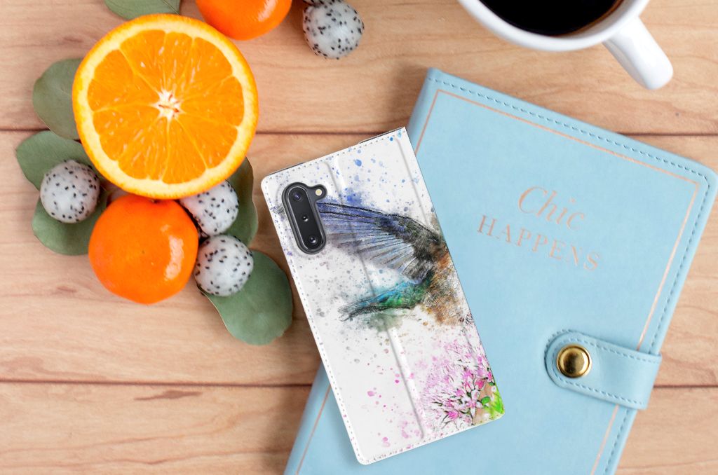 Bookcase Samsung Galaxy Note 10 Vogel