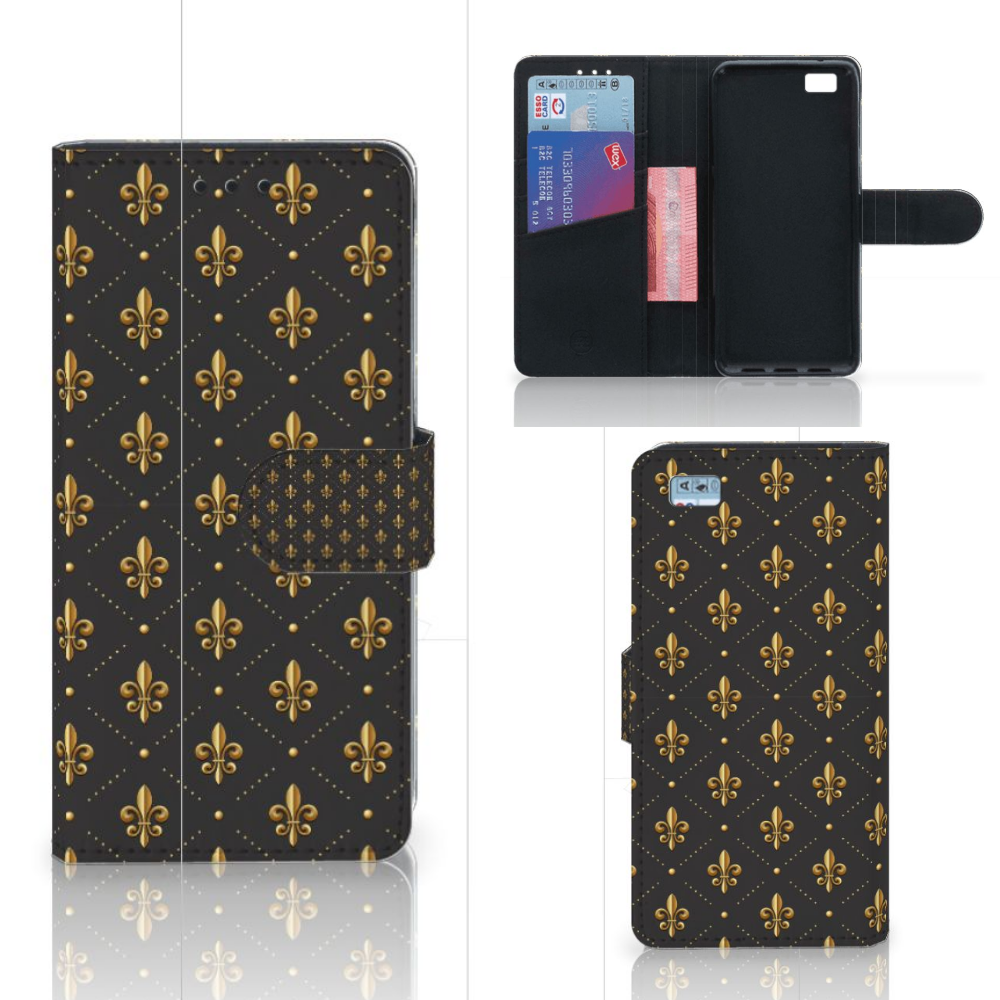 Huawei Ascend P8 Lite Telefoon Hoesje Franse Lelie