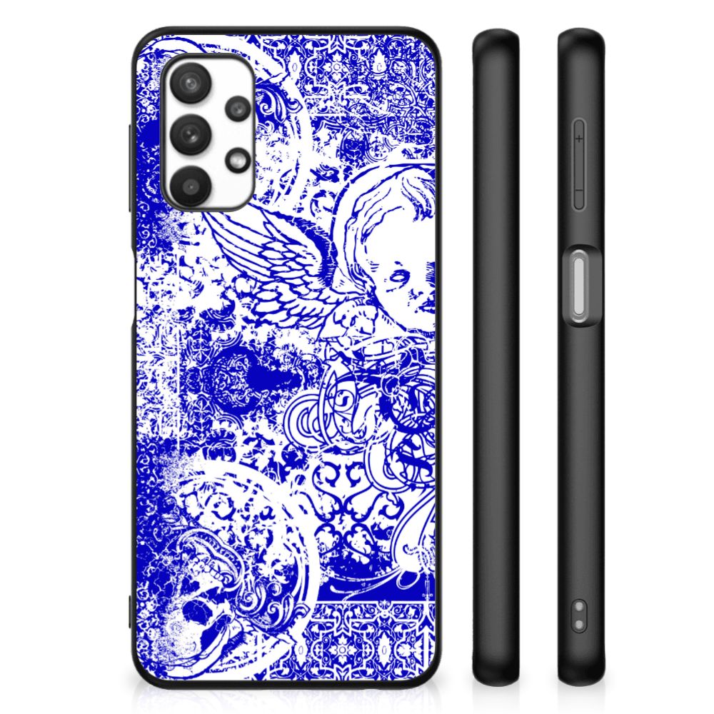 Telefoonhoesje Samsung Galaxy A32 5G Angel Skull Blauw B2C Telecom