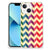 iPhone 13 mini Doorzichtige Silicone Hoesje Zigzag Multi Color - B2C Telecom