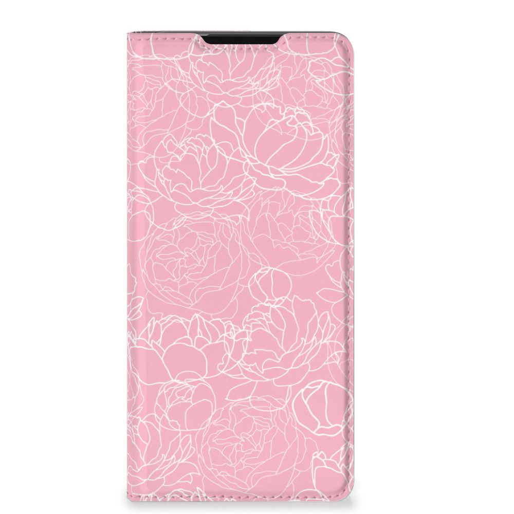 Samsung Galaxy S21 Ultra Smart Cover White Flowers - B2C Telecom
