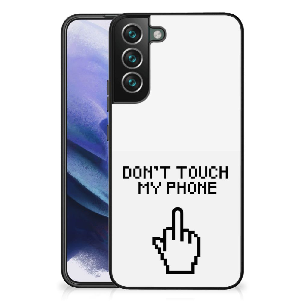 Samsung Galaxy S22 Plus Telefoon Hoesje Finger Don't Touch My Phone