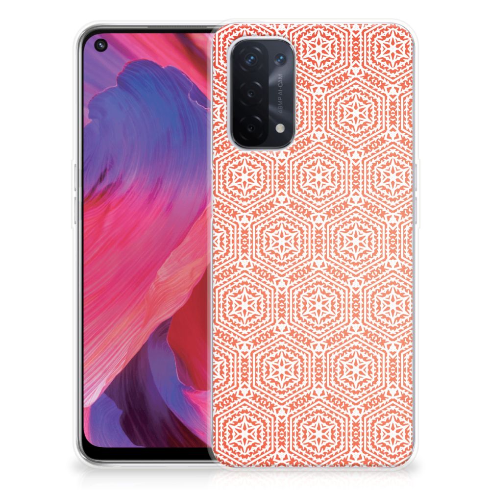 OPPO A93 5G TPU bumper Pattern Orange