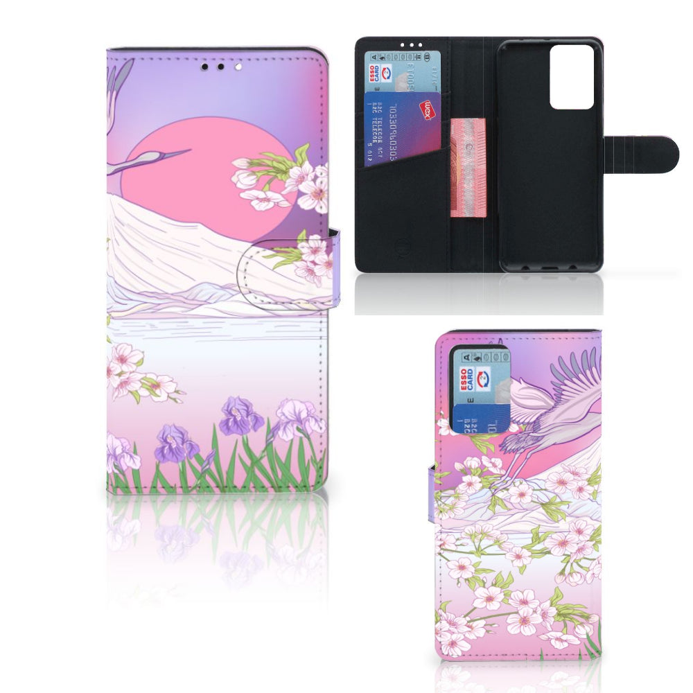 Xiaomi Redmi Note 10 Pro Telefoonhoesje met Pasjes Bird Flying