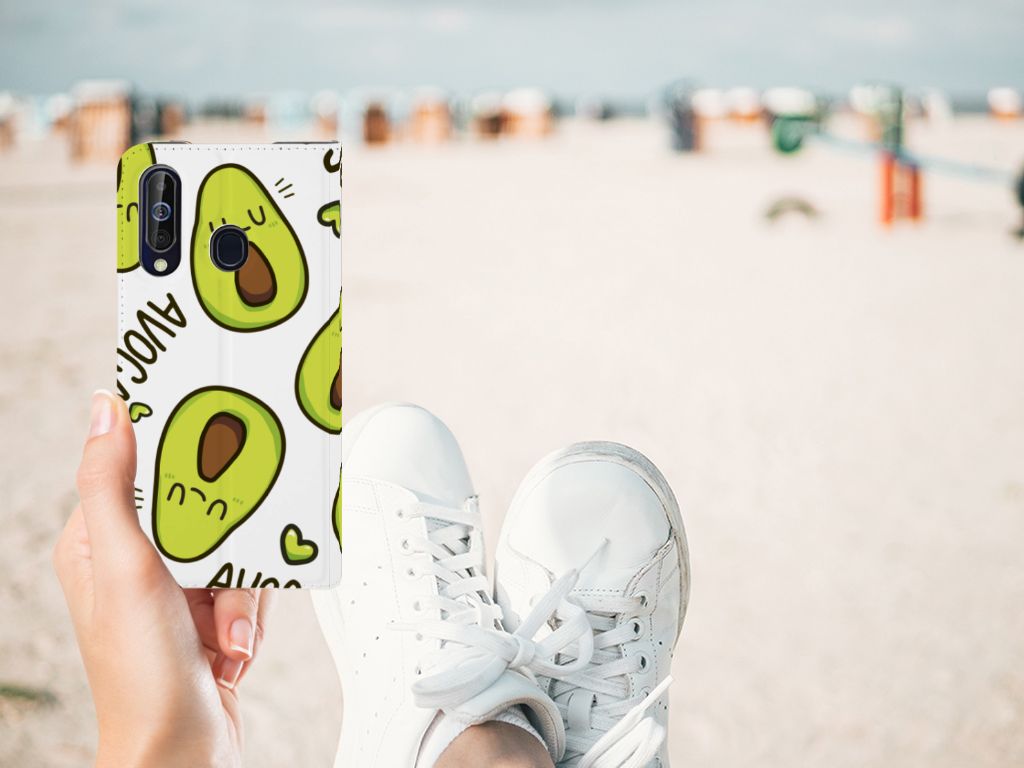 Samsung Galaxy A60 Magnet Case Avocado Singing