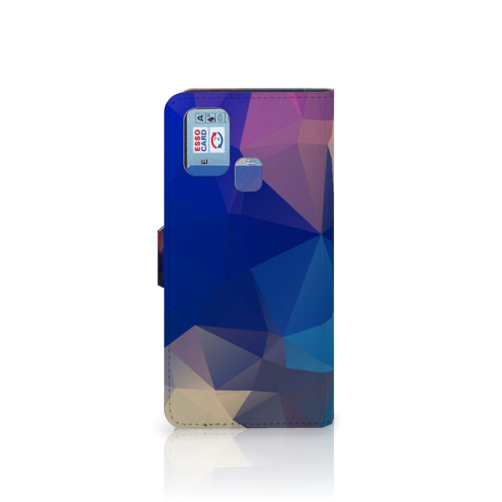 Samsung Galaxy M31 Book Case Polygon Dark