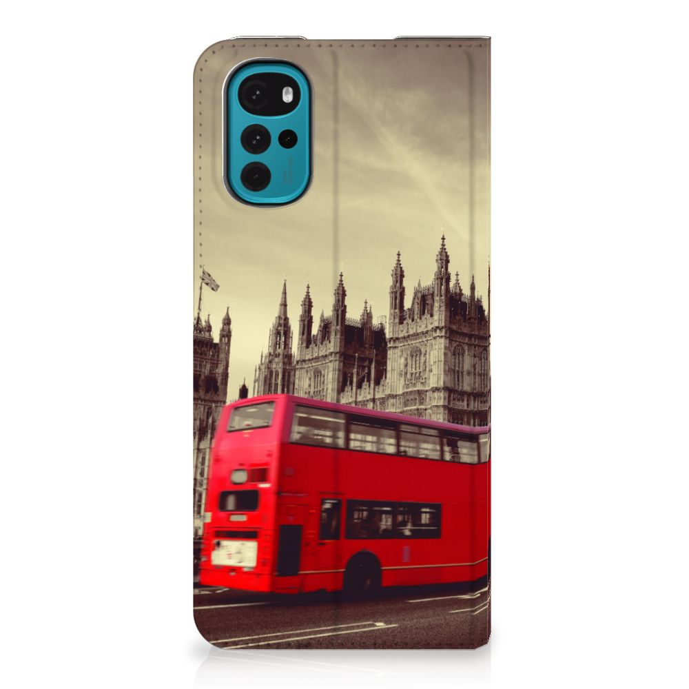 Motorola Moto G22 Book Cover Londen - B2C Telecom