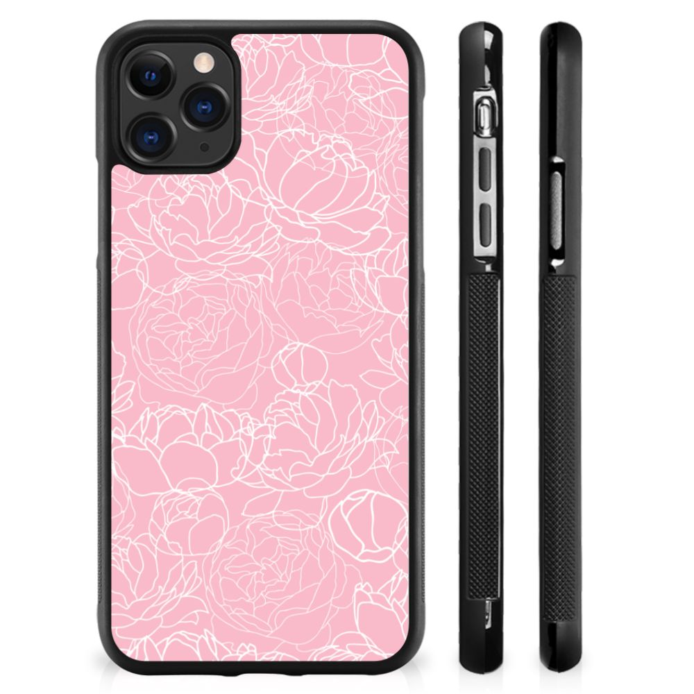 Apple iPhone 11 Pro Max Skin Case White Flowers B2C Telecom