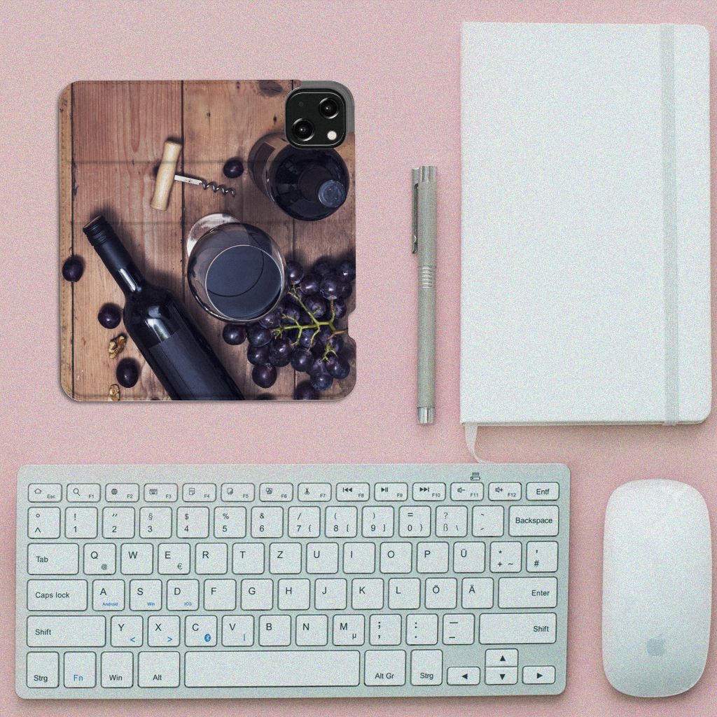 iPhone 13 Flip Style Cover Wijn