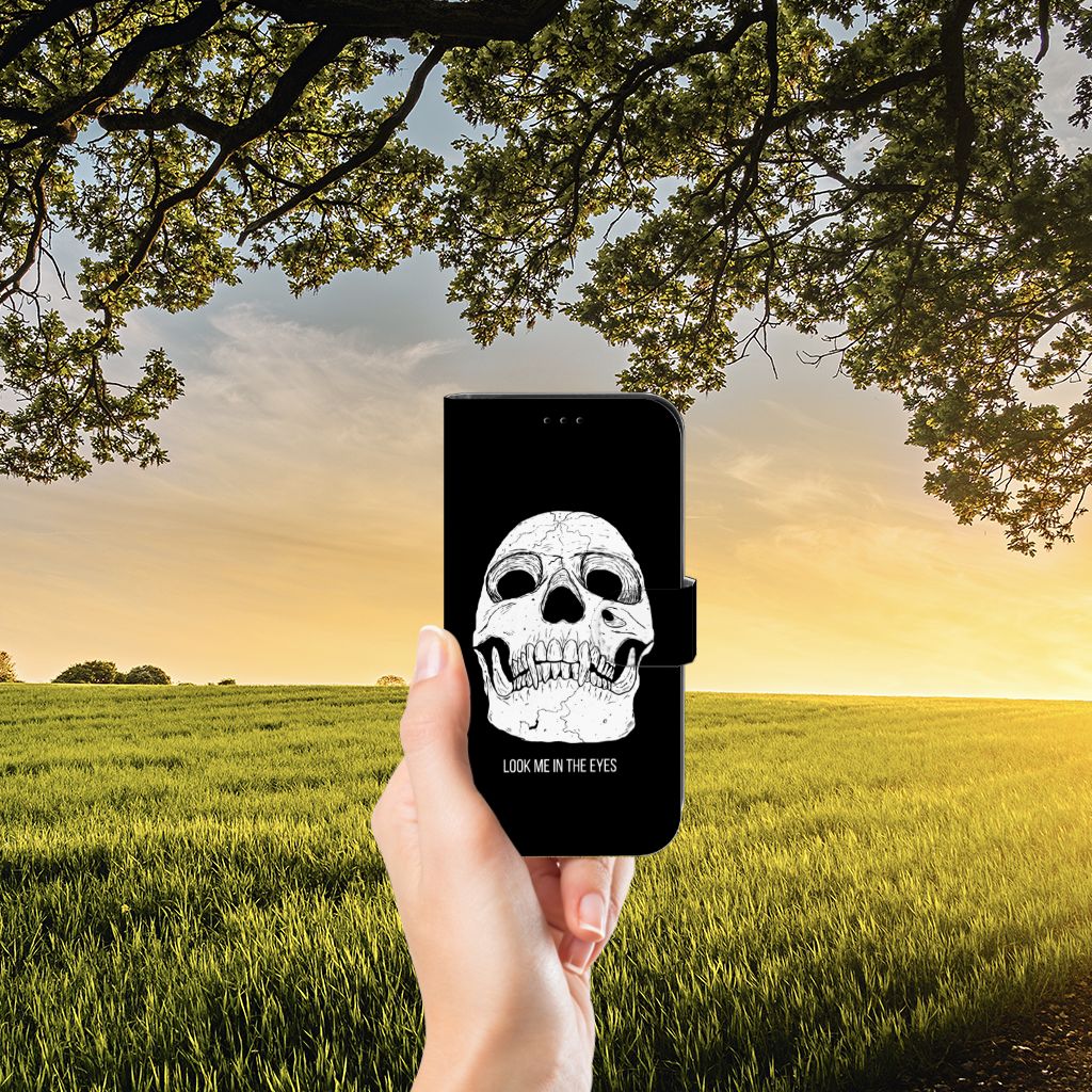 Telefoonhoesje met Naam Apple iPhone 13 Skull Eyes