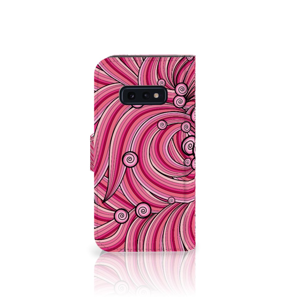 Samsung Galaxy S10e Hoesje Swirl Pink