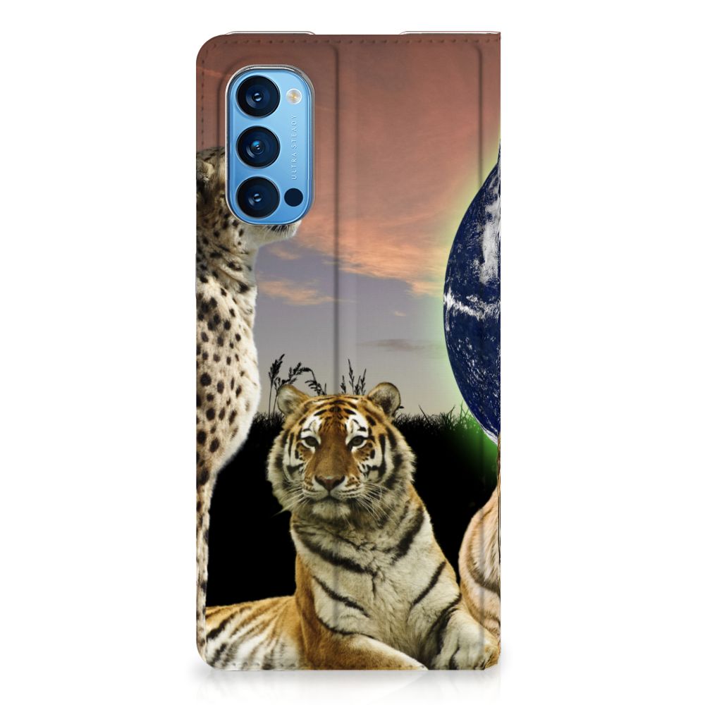 OPPO Reno4 Pro 5G Hoesje maken Roofdieren - B2C Telecom