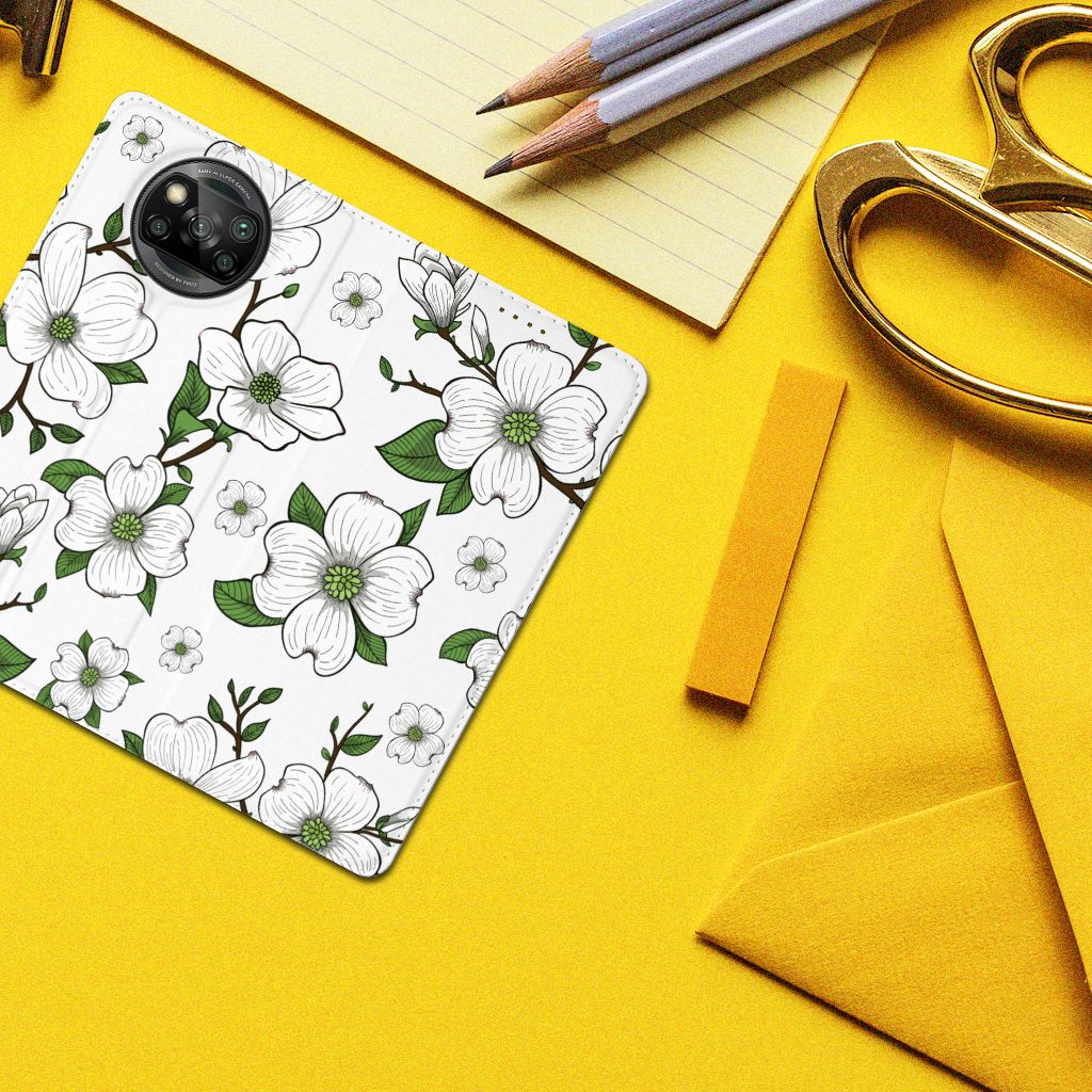 Xiaomi Poco X3 Pro | Poco X3 Smart Cover Dogwood Flowers - B2C Telecom