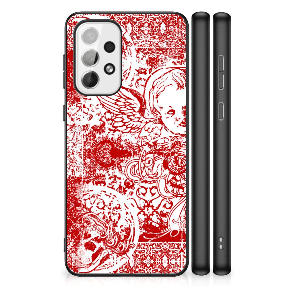 Telefoonhoesje Samsung Galaxy A73 Angel Skull Rood B2C Telecom
