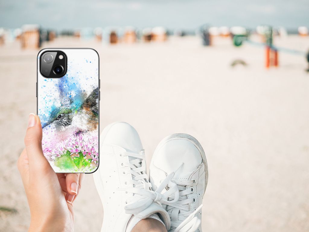 Kleurrijke Telefoonhoesje Apple iPhone 13 Vogel B2C Telecom