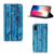 Apple iPhone X | Xs Book Wallet Case Wood Blue