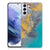 Samsung Galaxy S21 Plus TPU Siliconen Hoesje Marble Blue Gold B2C Telecom