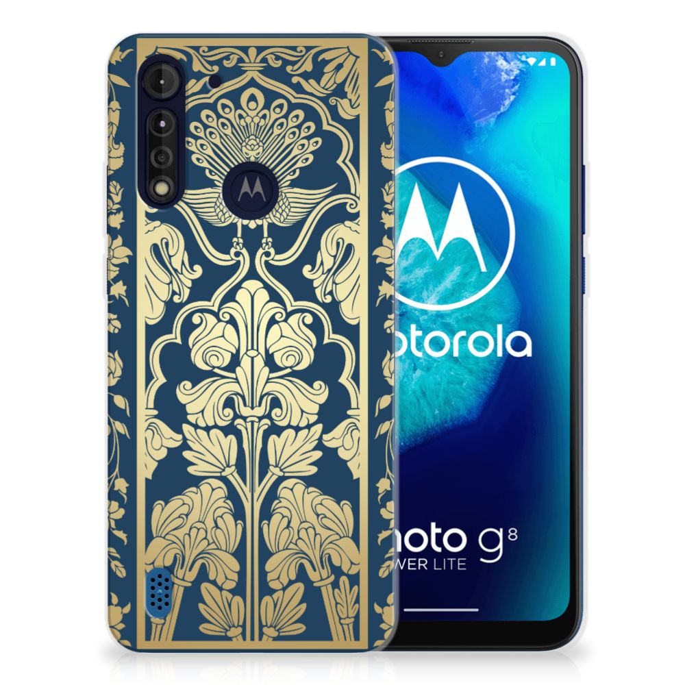 Motorola Moto G8 Power Lite TPU Case Beige Flowers B2C Telecom