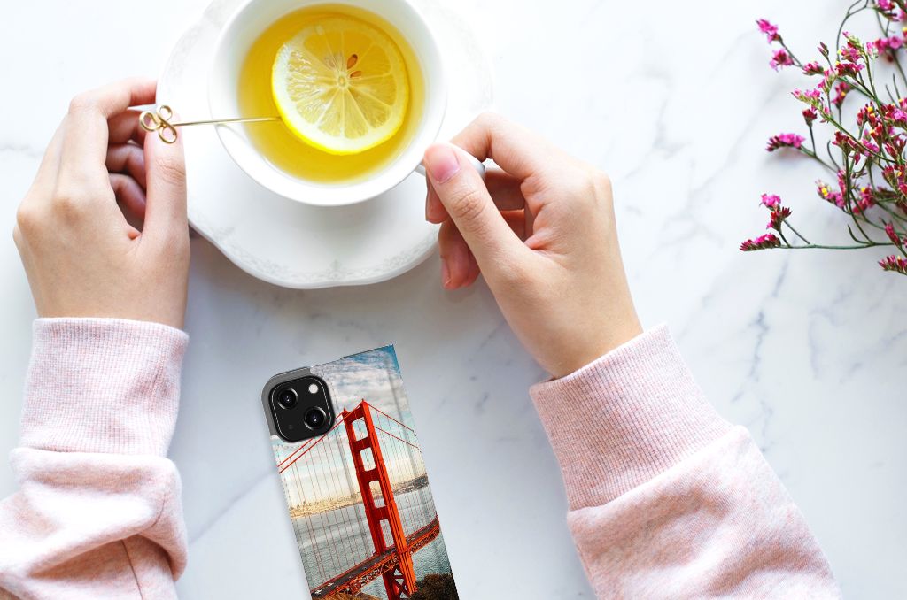 iPhone 13 Mini Book Cover Golden Gate Bridge - B2C Telecom