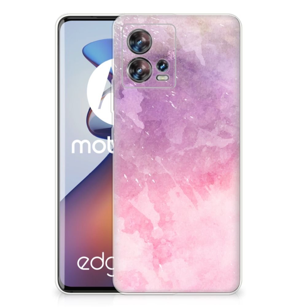 Hoesje maken Motorola Edge 30 Fusion Pink Purple Paint B2C Telecom