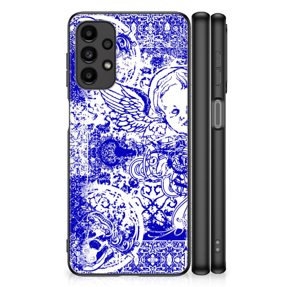Telefoonhoesje Samsung Galaxy A13 4G Angel Skull Blauw B2C Telecom