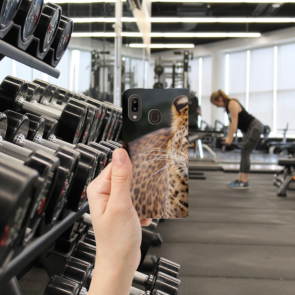 Samsung Galaxy A30 Hoesje maken Luipaard