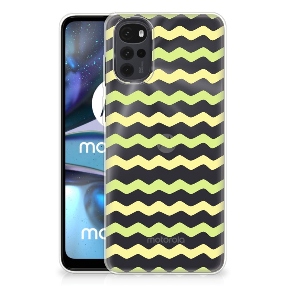 Motorola Moto G22 TPU bumper Waves Yellow B2C Telecom