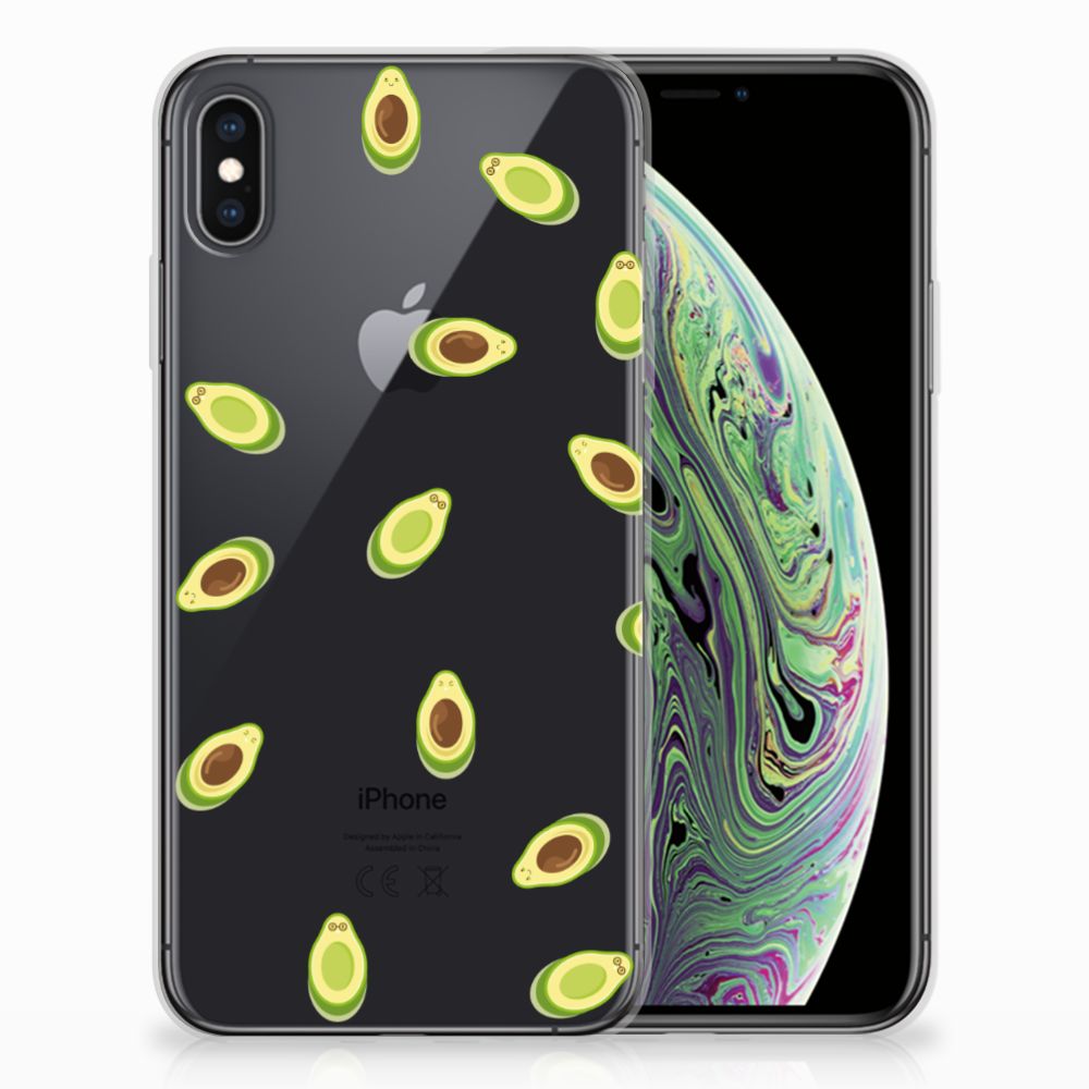 Apple iPhone Xs Max Siliconen Case Avocado