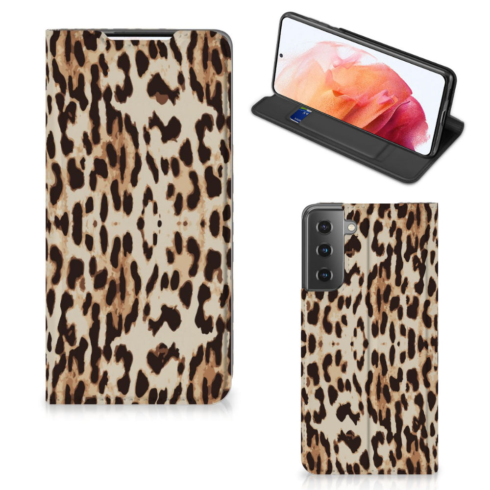 Samsung Galaxy S21 Hoesje maken Leopard