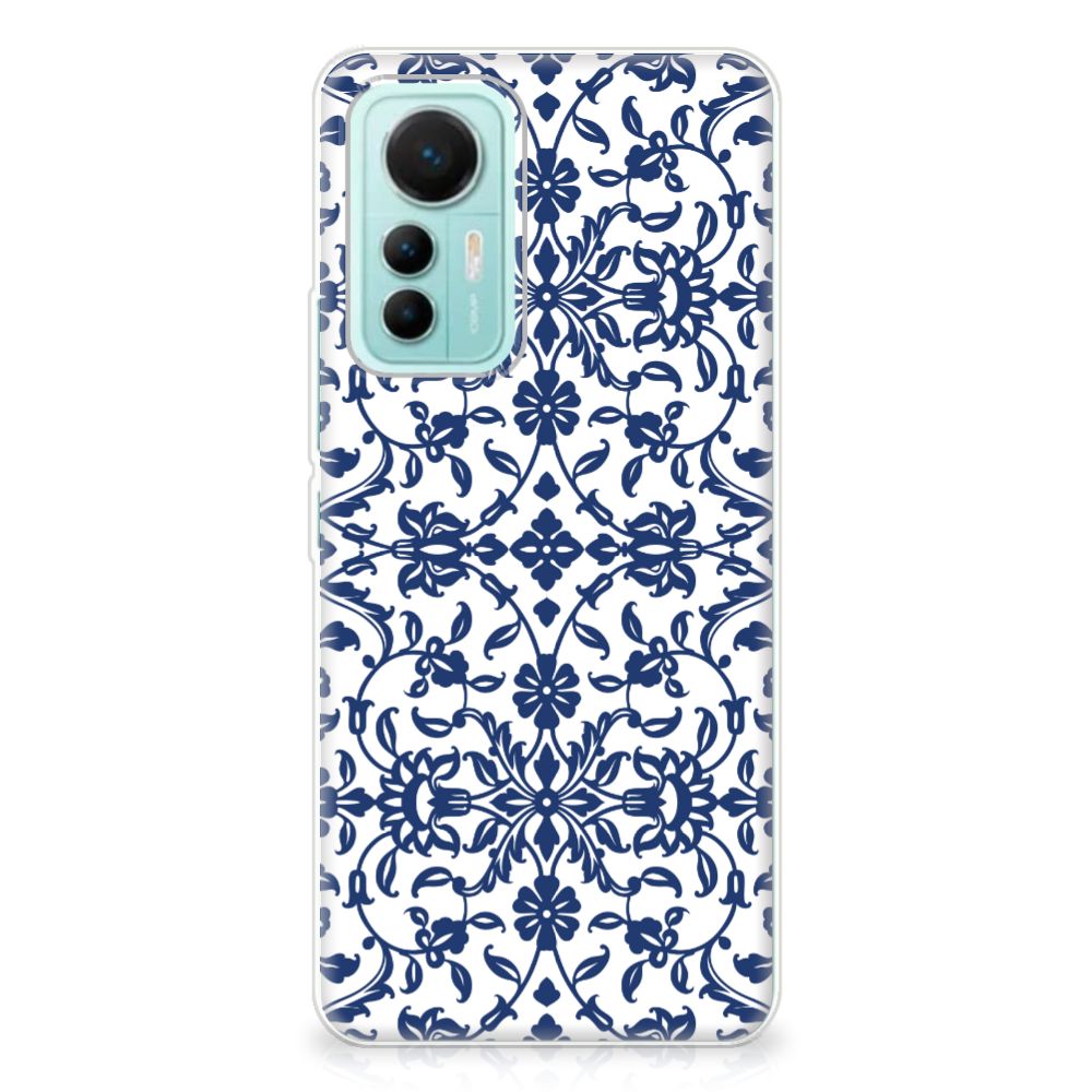 Xiaomi 12 Lite TPU Case Flower Blue