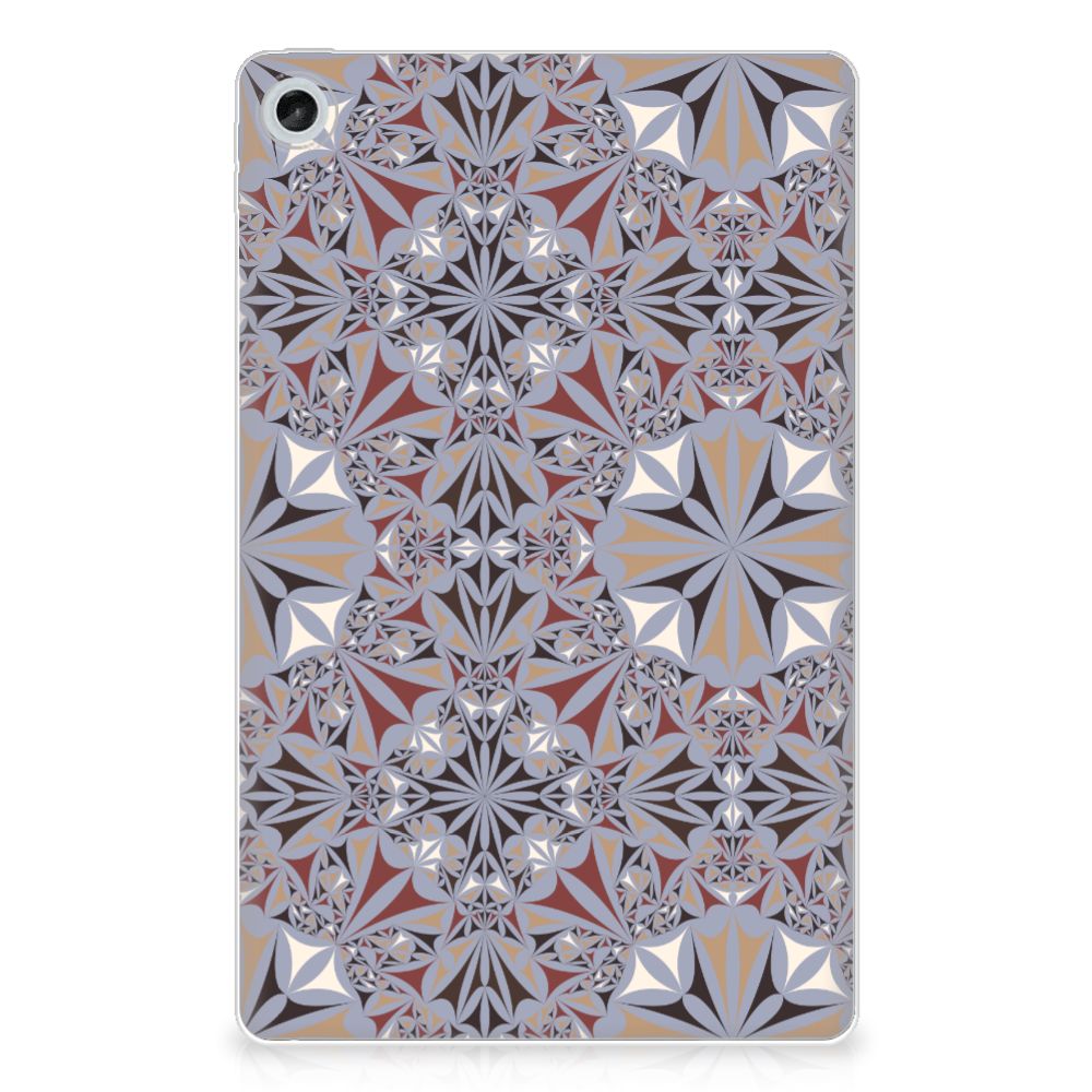 Lenovo Tab M10 Plus (3e generatie) Tablet Back Cover Flower Tiles - B2C Telecom