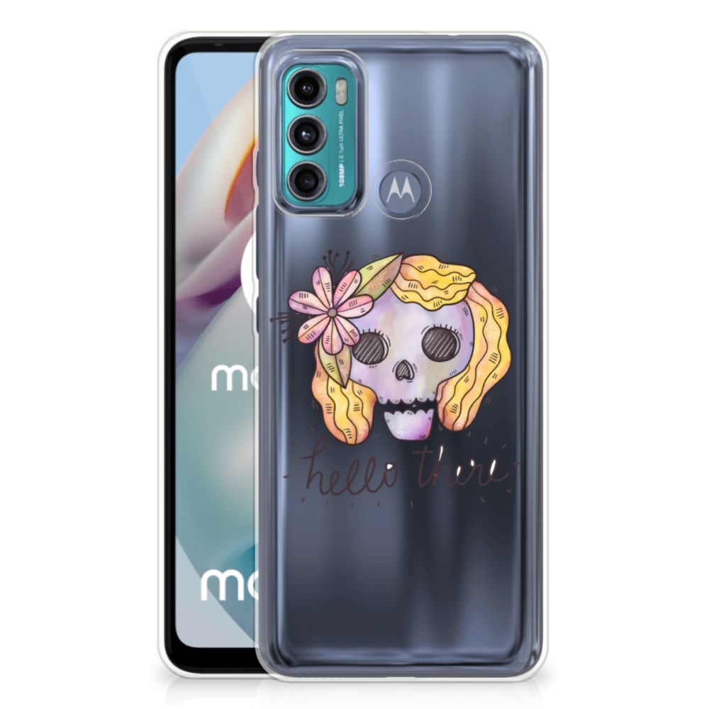 Silicone Back Case Motorola Moto G60 Boho Skull B2C Telecom