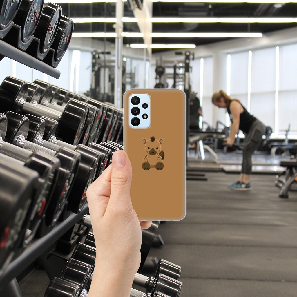 Samsung Galaxy A23 Telefoonhoesje met Naam Baby Hyena B2C Telecom
