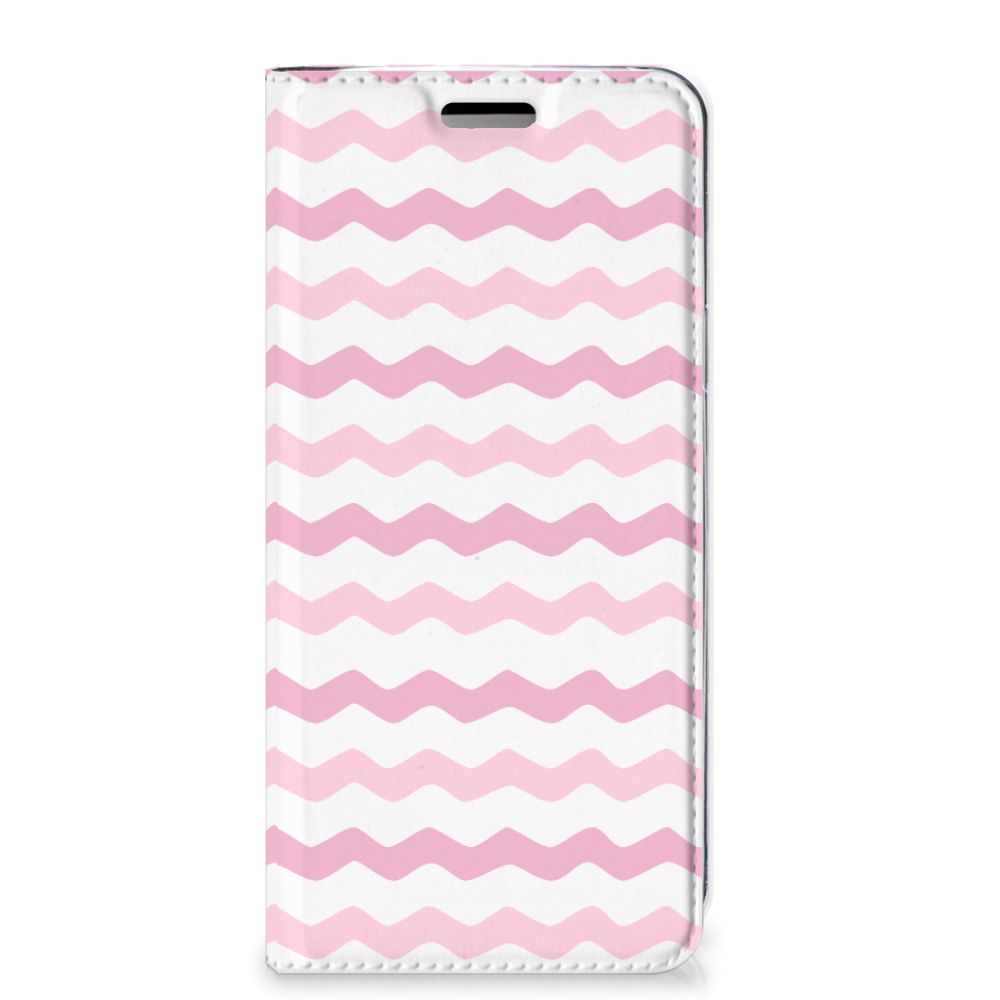 Samsung Galaxy S9 Hoesje met Magneet Waves Roze
