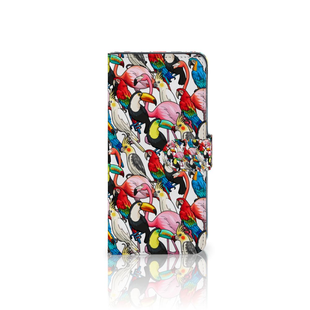 Alcatel 1S 2020 Telefoonhoesje met Pasjes Birds