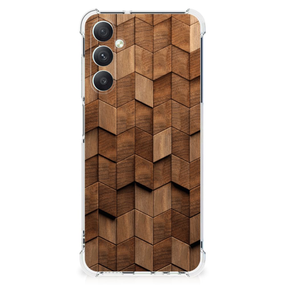 Stevig Telefoonhoesje voor Samsung Galaxy A05s Wooden Cubes B2C Telecom