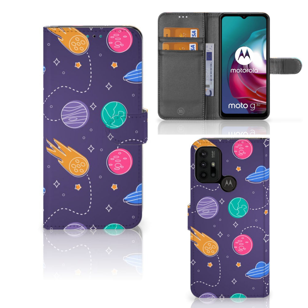 Motorola Moto G10 | G20 | G30 Wallet Case met Pasjes Space