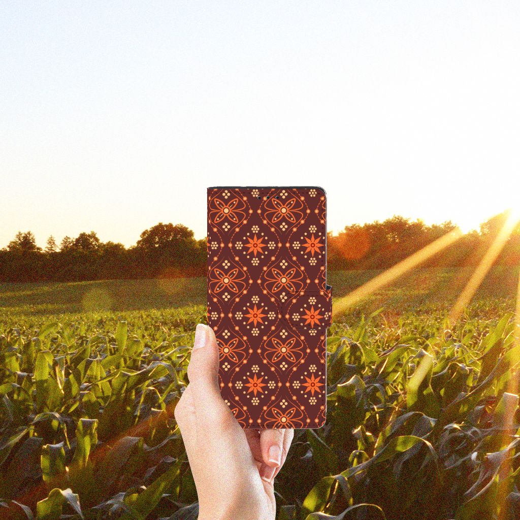 Motorola Edge 20 Lite Telefoon Hoesje Batik Brown