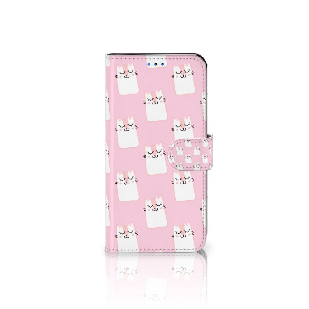 Huawei P Smart 2020 Telefoonhoesje met Pasjes Sleeping Cats