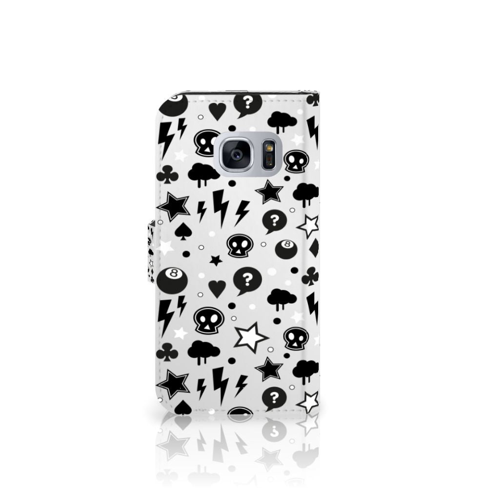 Telefoonhoesje met Naam Samsung Galaxy S7 Silver Punk