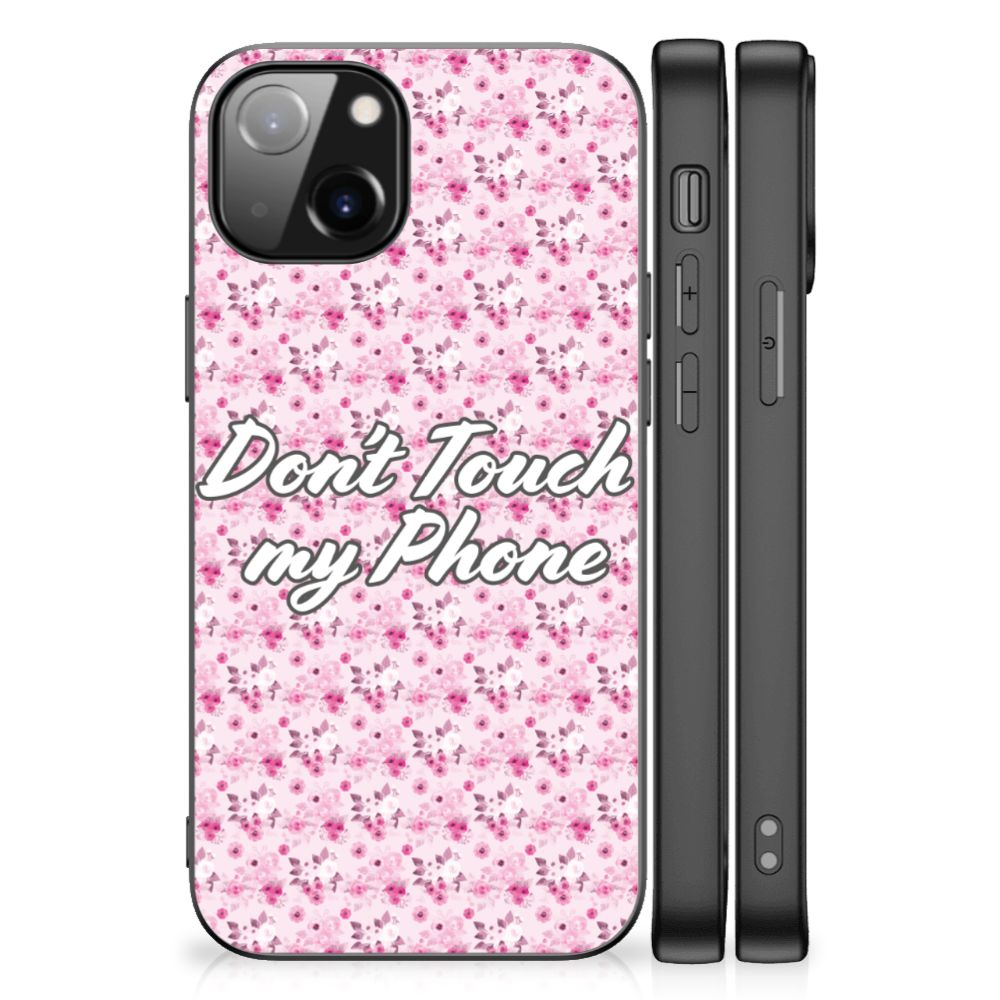 Apple iPhone 13 Telefoon Hoesje Flowers Pink DTMP B2C Telecom