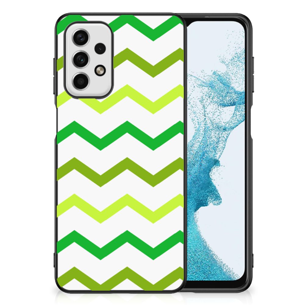 Samsung Galaxy A23 Back Case Zigzag Groen B2C Telecom