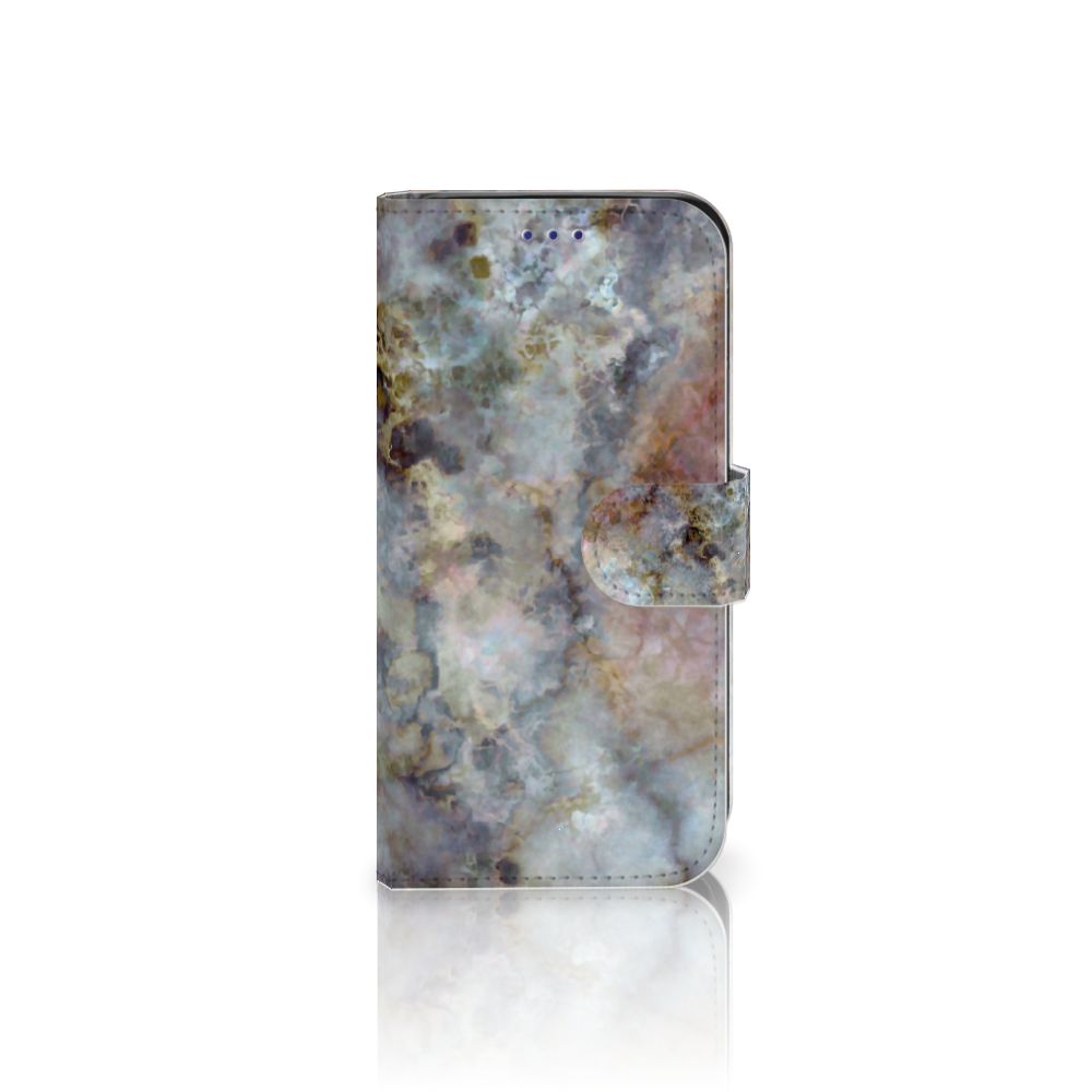 Samsung Galaxy S10e Bookcase Marmer Grijs