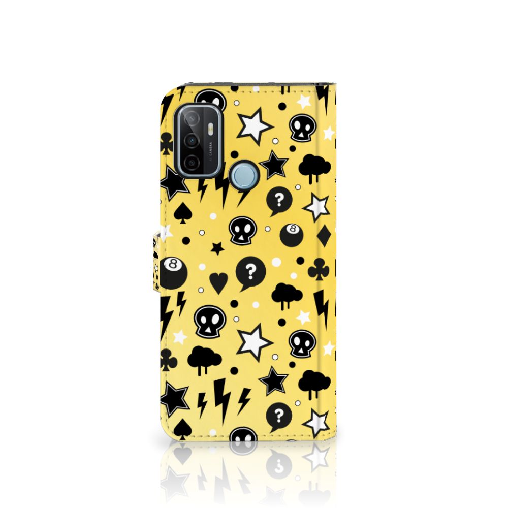 Telefoonhoesje met Naam OPPO A53 | OPPO A53s Punk Geel
