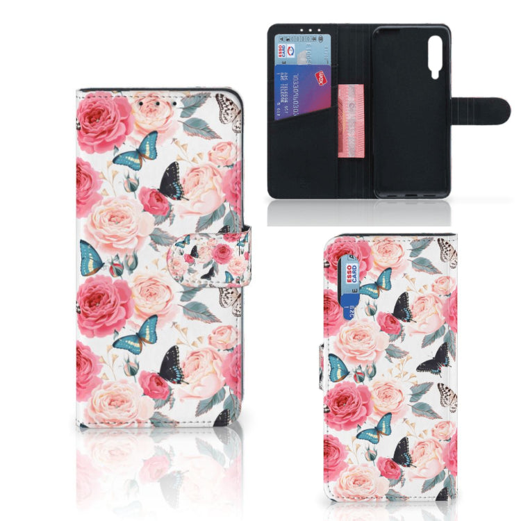 Xiaomi Mi 9 Hoesje Butterfly Roses