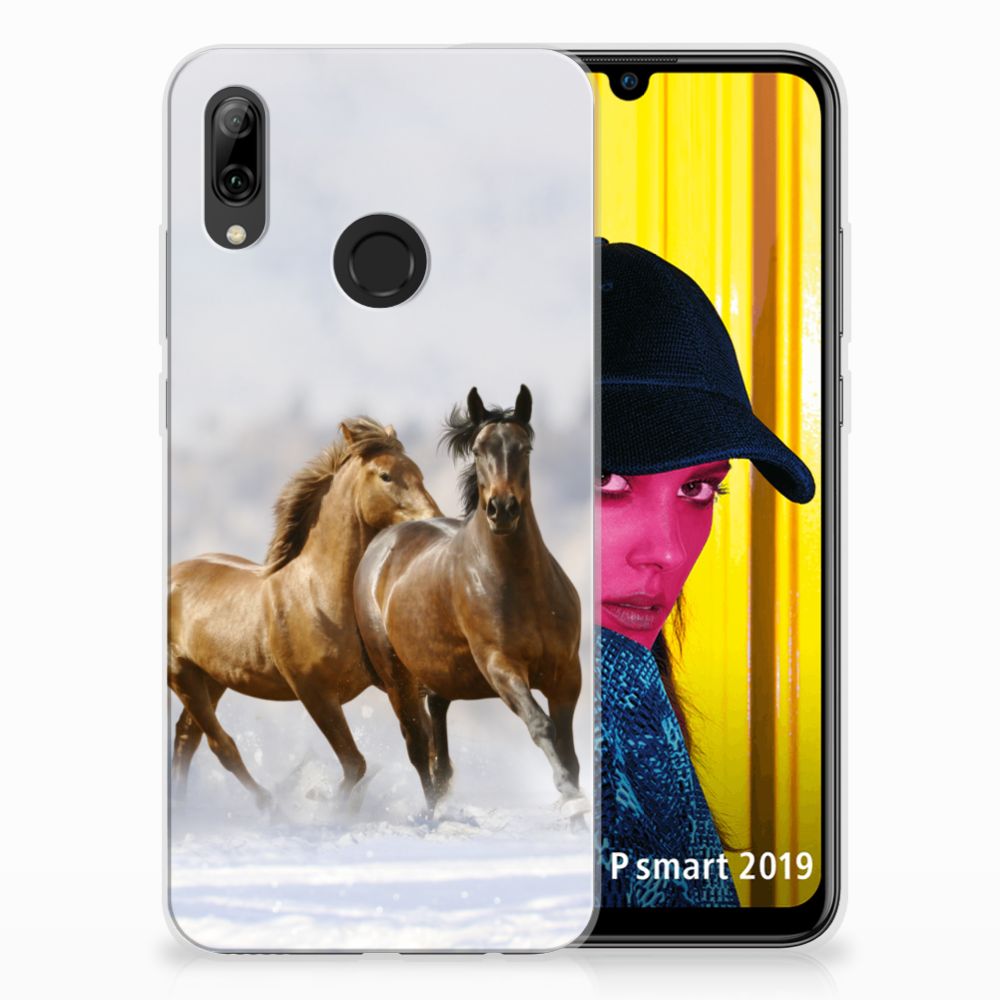 Huawei P Smart 2019 TPU Hoesje Paarden